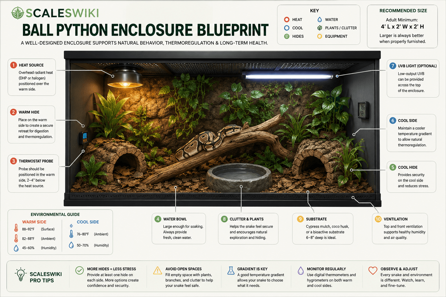 ScalesWiki Ball Python Enclosure Blueprint